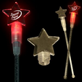 9" Red Star Light-Up Cocktail Stirrers